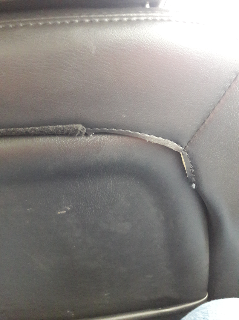 This is the seat back on both sides.